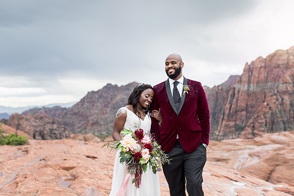 Elegant African-Inspired Mountain Wedding – photo by Tyler Rye Photography http://ruffledblog.com/elegant-african-inspired-mountain-wedding