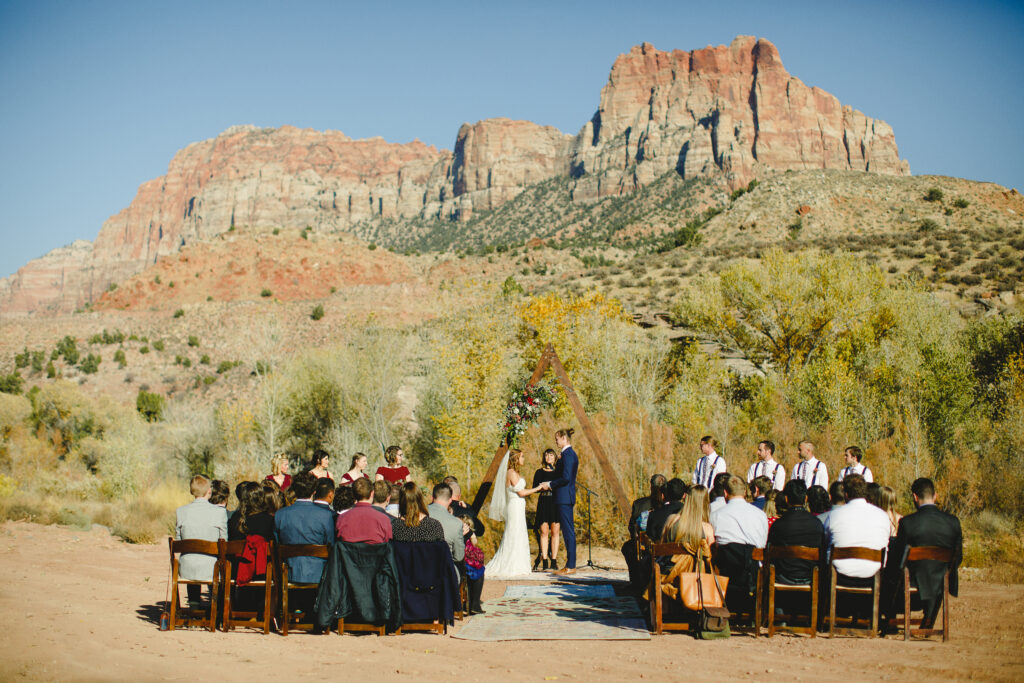 Alexis + Casey - Zion National Park Wedding